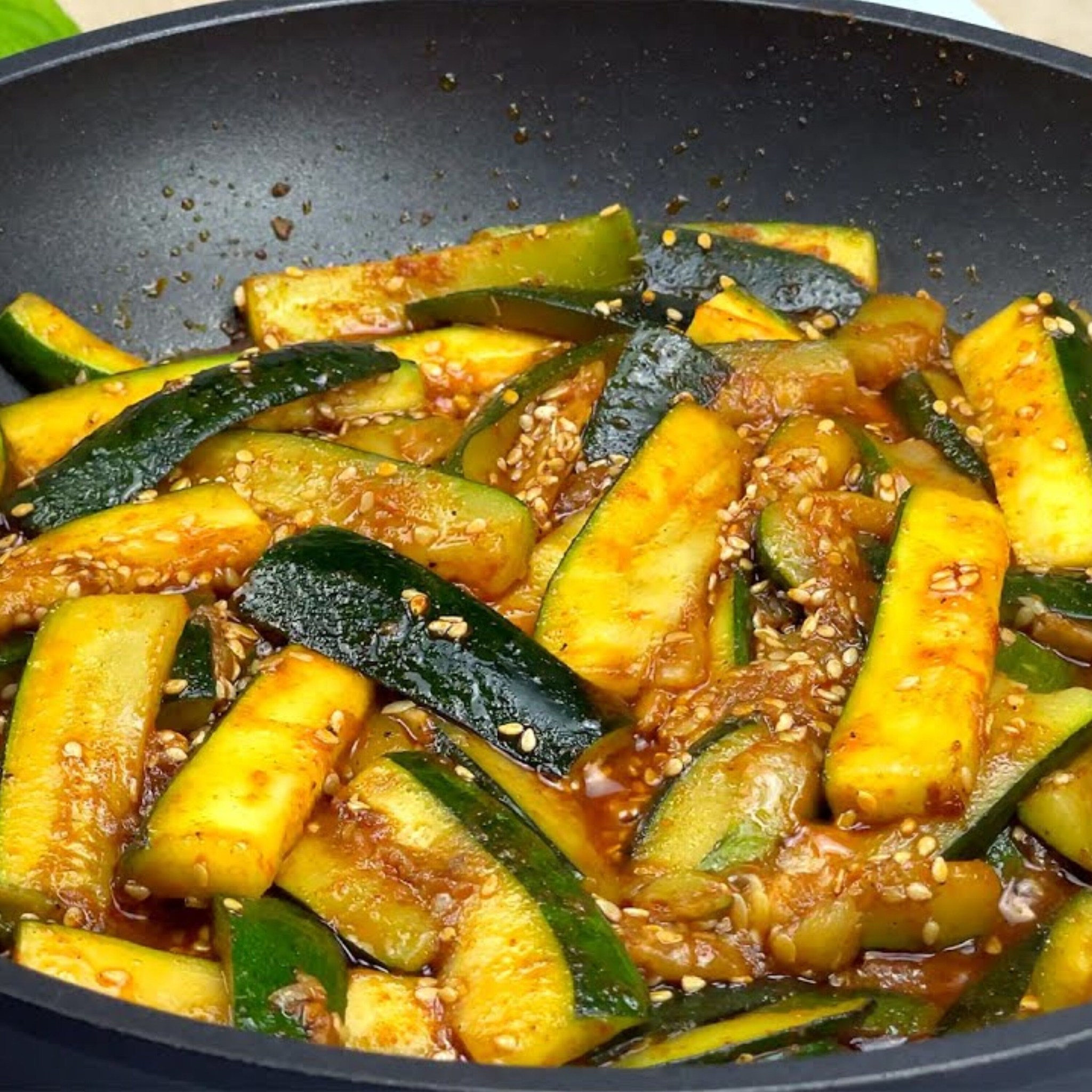 Incredibly tasty zucchini! No Meat!