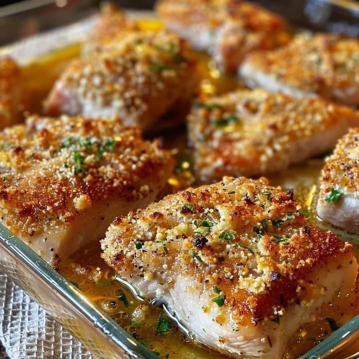 Parmesan Baked Pork Chops