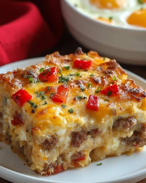 Tater Tot Breakfast Casserole