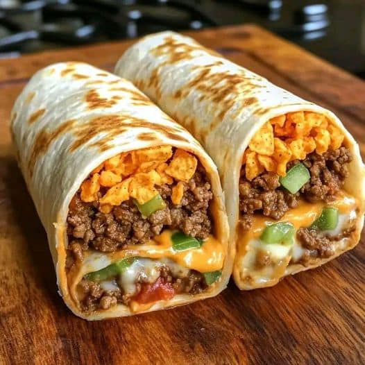 Nacho Cheese Beef Wrap