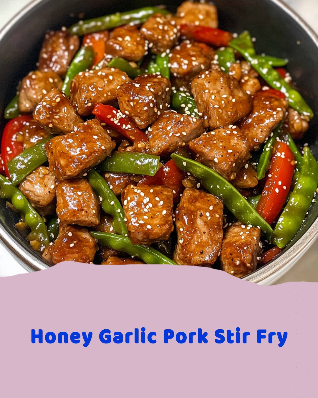 Honey Garlic Pork Stir Fry