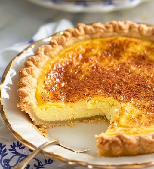 Old-fashioned CUSTARD PIE