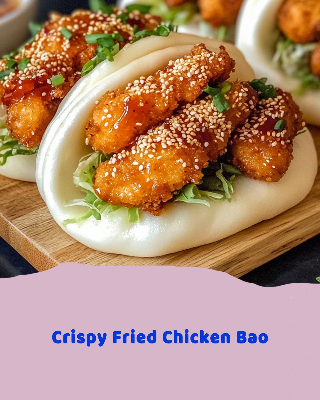 Crispy Fried Chicken Bao