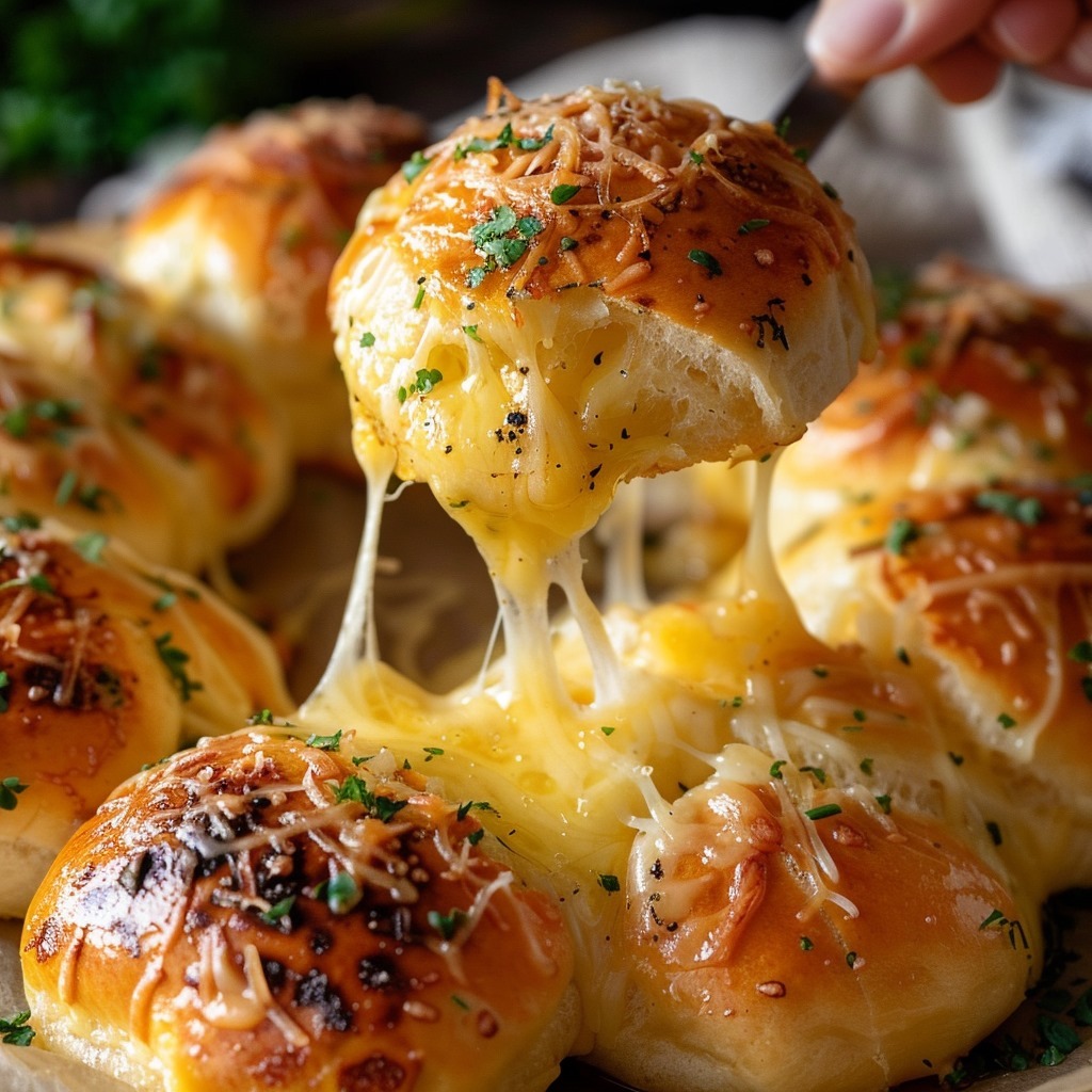 Pillsbury Biscuit Garlic Butter Cheese Bombs