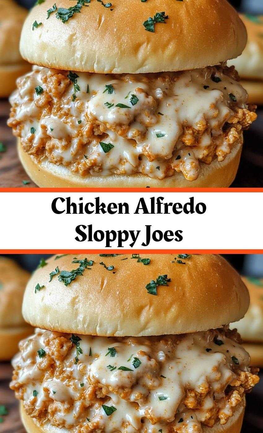 Chicken Alfredo Sloppy Joes: A Delicious Twist on Two Classics