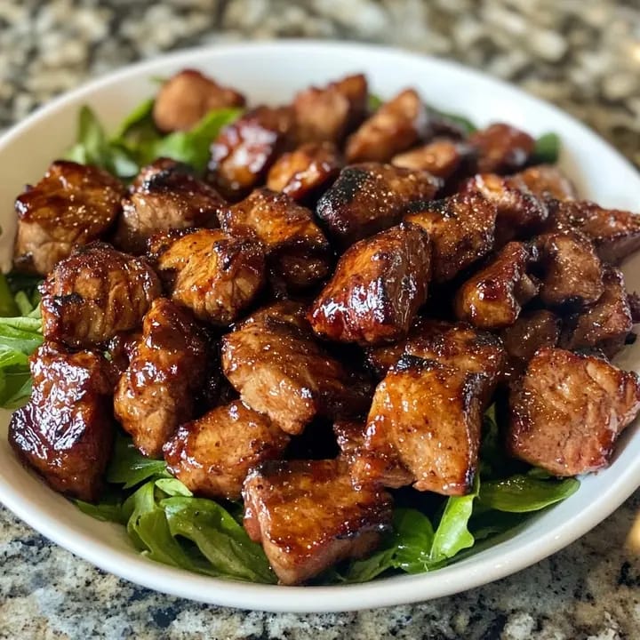 Smoky Honey-Glazed Pork Rib Tips