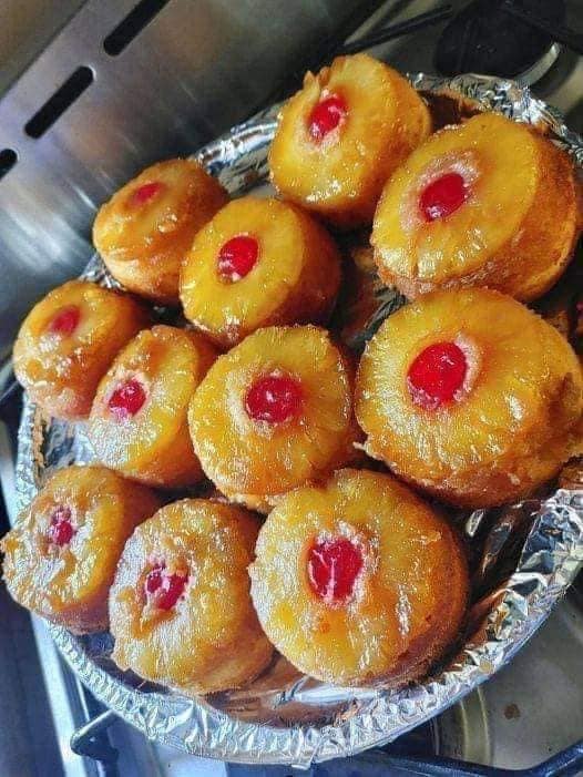 Mini Pineapple Upside Down Cakes Recipe