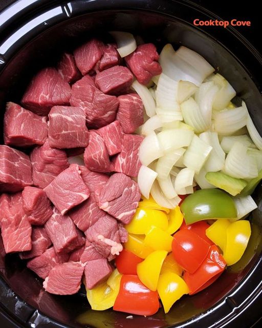 Slow Cooker Pepper Steak