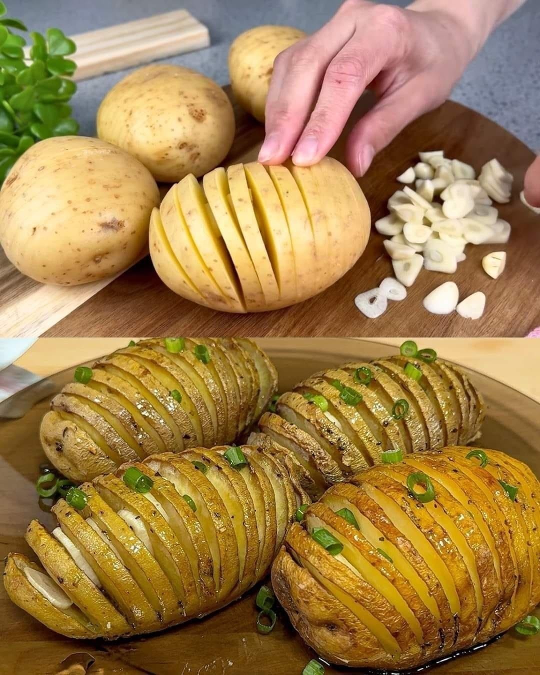 Perfectly Crispy Garlic and Herb Baked Potatoes – Easy Recipe for the Perfect Side Dish