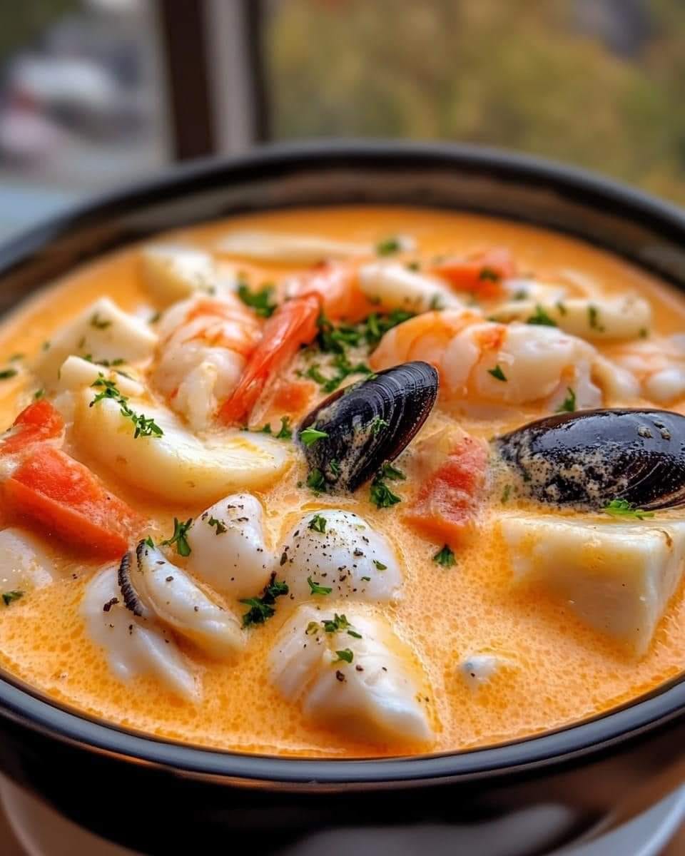 French Seafood Soup (Bouillabaisse)