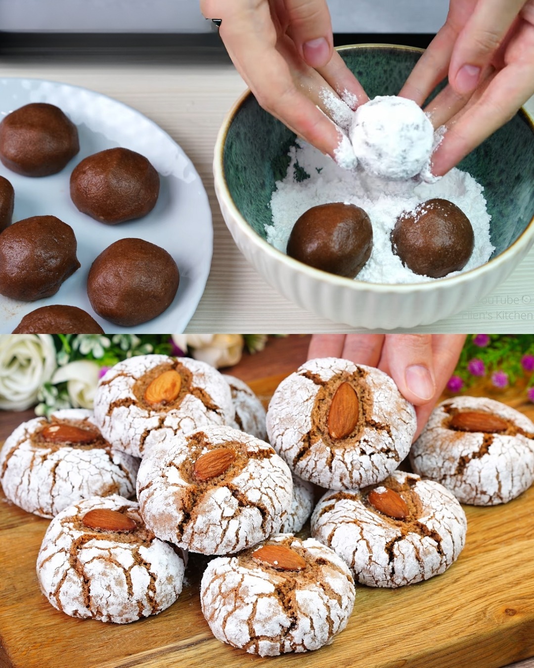 Almond Cocoa Cookies with Almond Flour