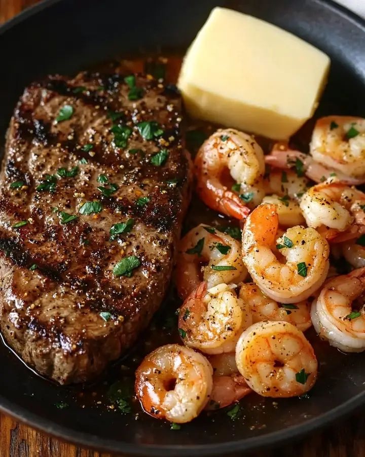 Blackened Steak & Shrimp Feast