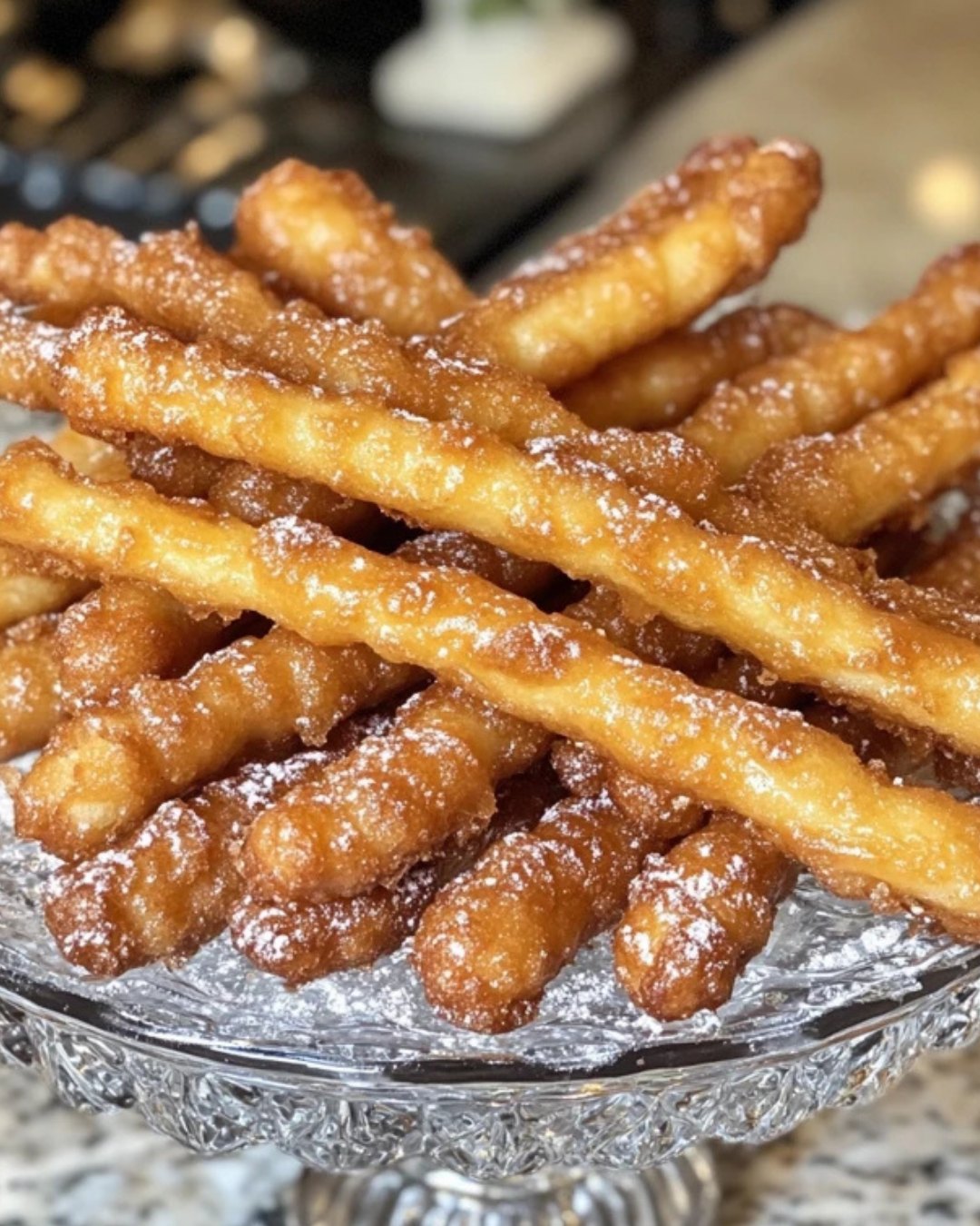 Crispy Funnel Cake Sticks – A Fairground Favorite Made at Home!