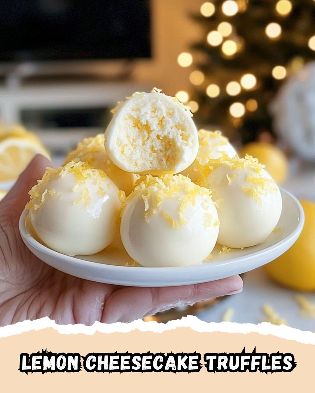 Would You Eat Easy Lemon Cheesecake Truffles?