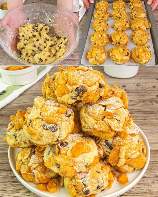 Italian Cornflake Cookies: the delicious Italian recipe of traditional desert roses