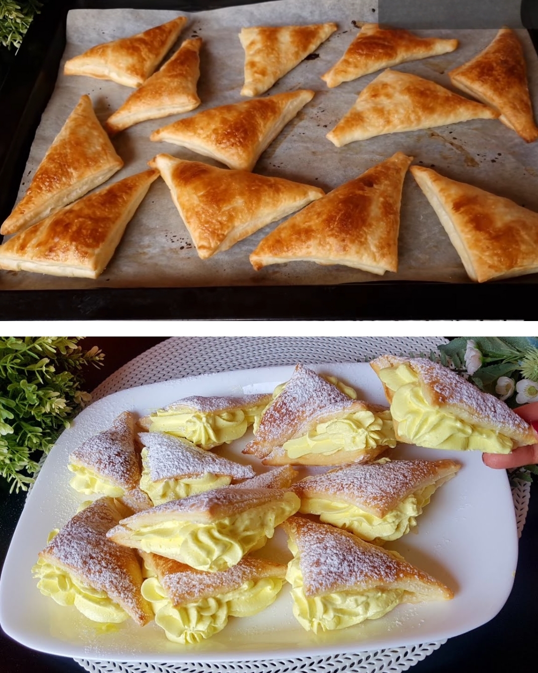 Puff Pastry with Lemon Mascarpone Cream