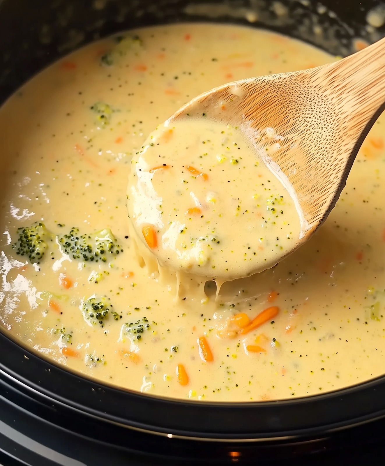 Crock Pot Broccoli Cheddar Soup