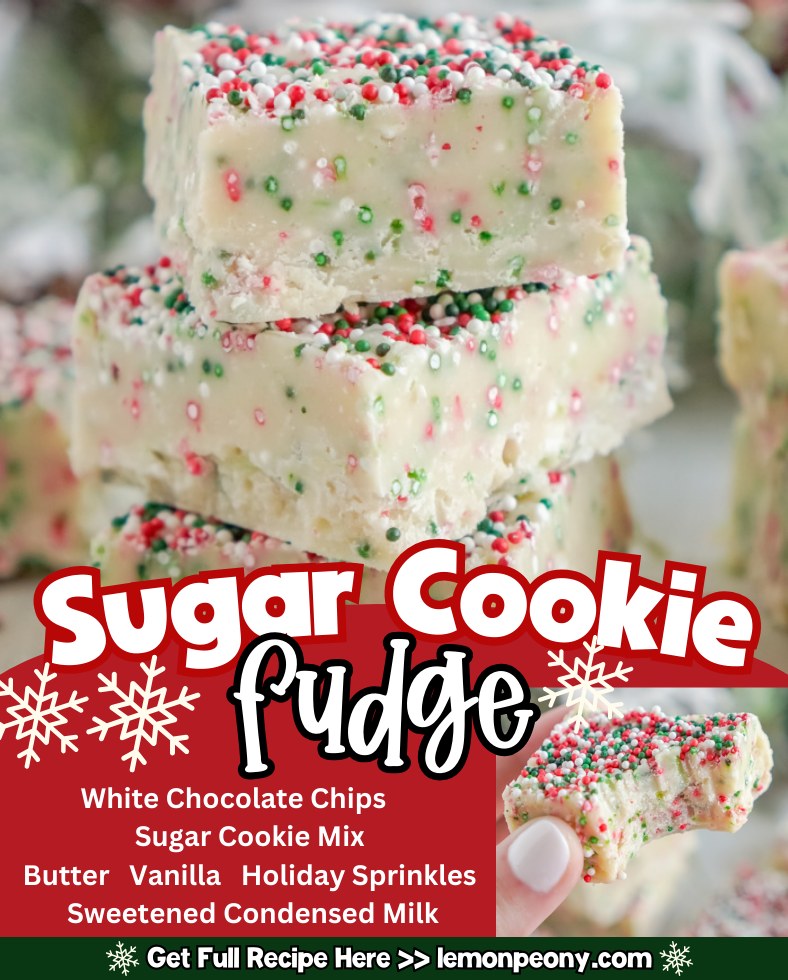 SUGAR COOKIE FUDGE!