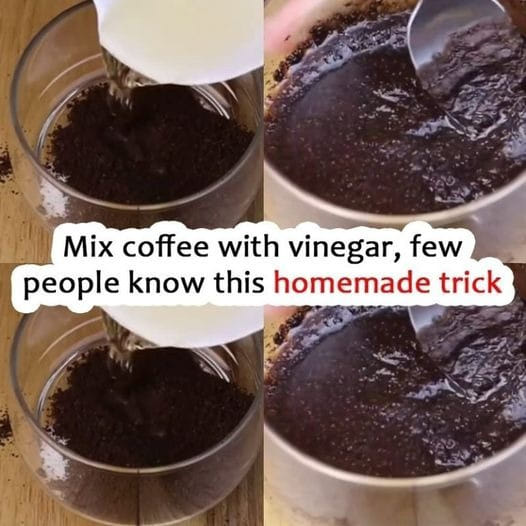 Mixing coffee and vinegar is a popular practice among many women.