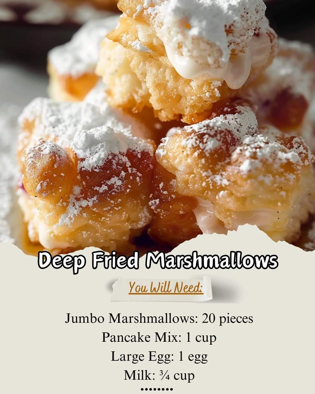 Deep Fried Marshmallows