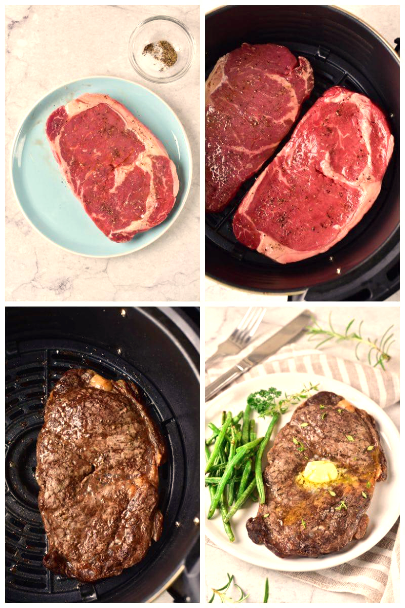 juicy steak fast- in the air fryer!