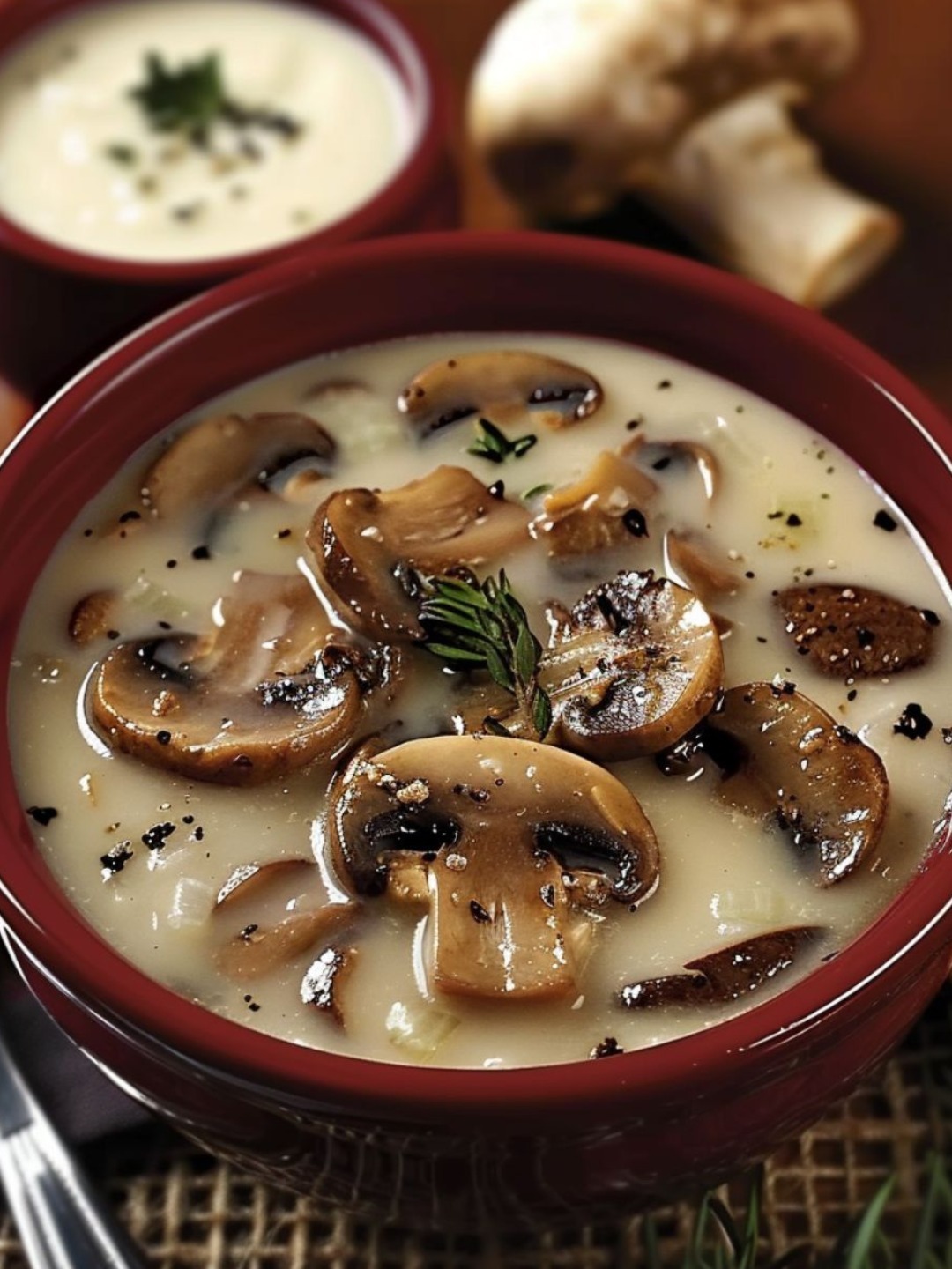 Creamy Mushroom Soup Recipe