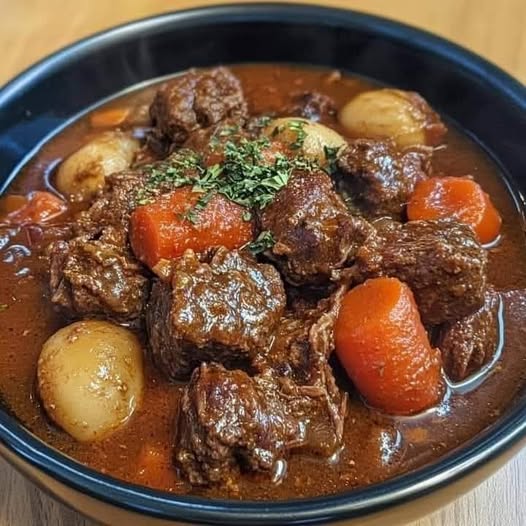 Slow Cooker Beef Bourguignon