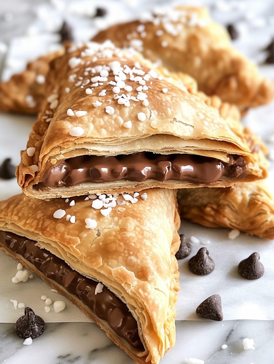 Chocolate Chip Cookie Dough Turnovers