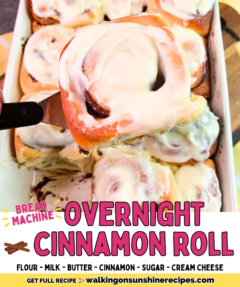 Bread Machine Overnight Cinnamon Rolls