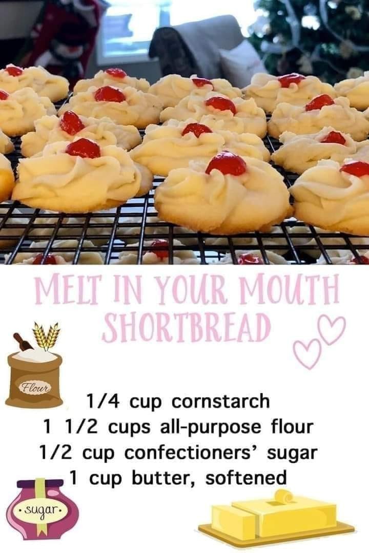 Delicious Shortbread Cookies That Melt in Your Mouth