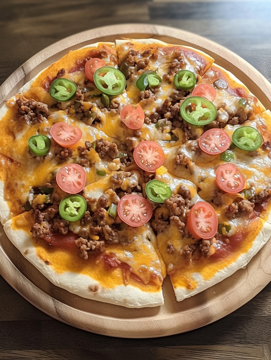 Homemade Mexican Pizza