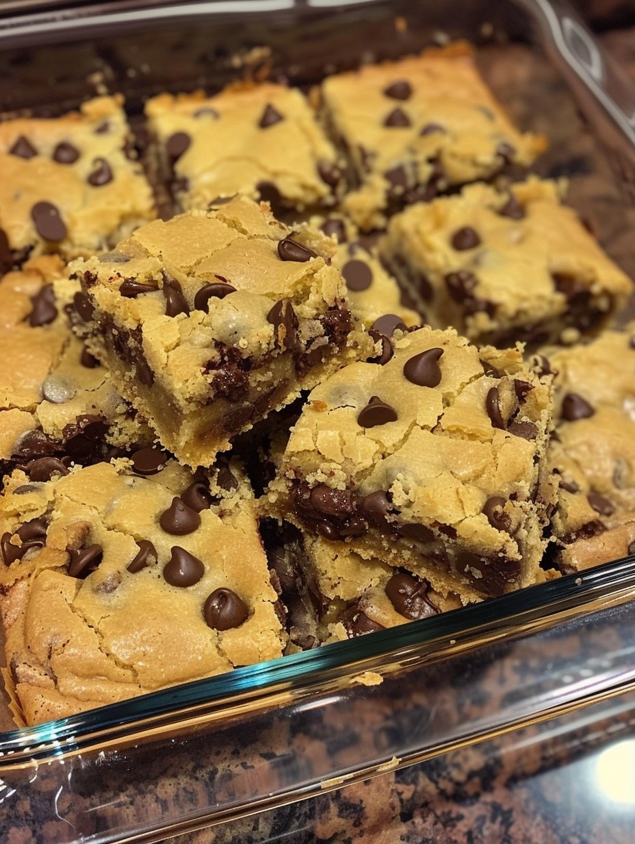 Lazy Chocolate Chip Cookie Bars