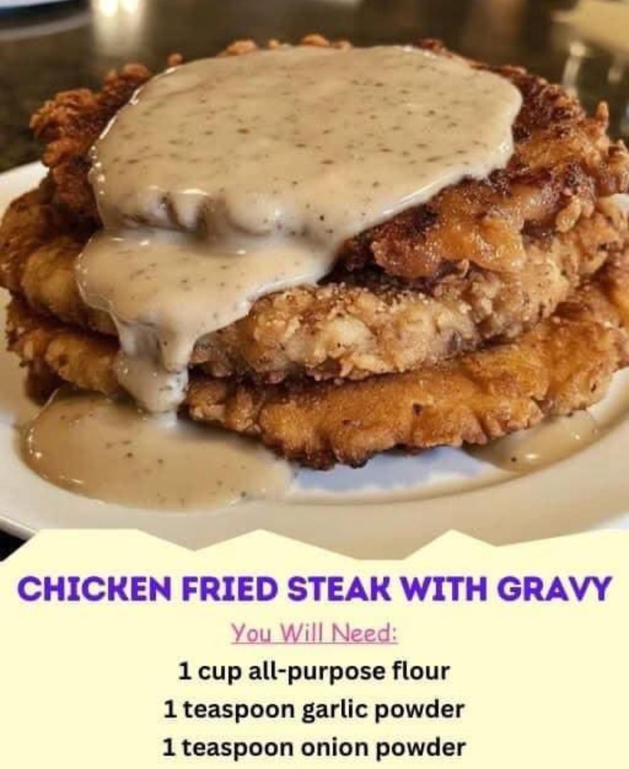 Chicken Fried Steak with Gravy