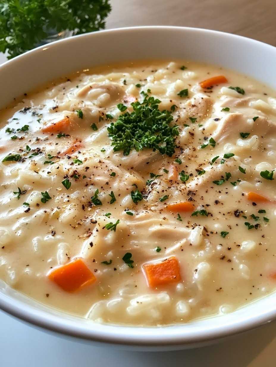 CHICKEN AND WILD RICE SOUP