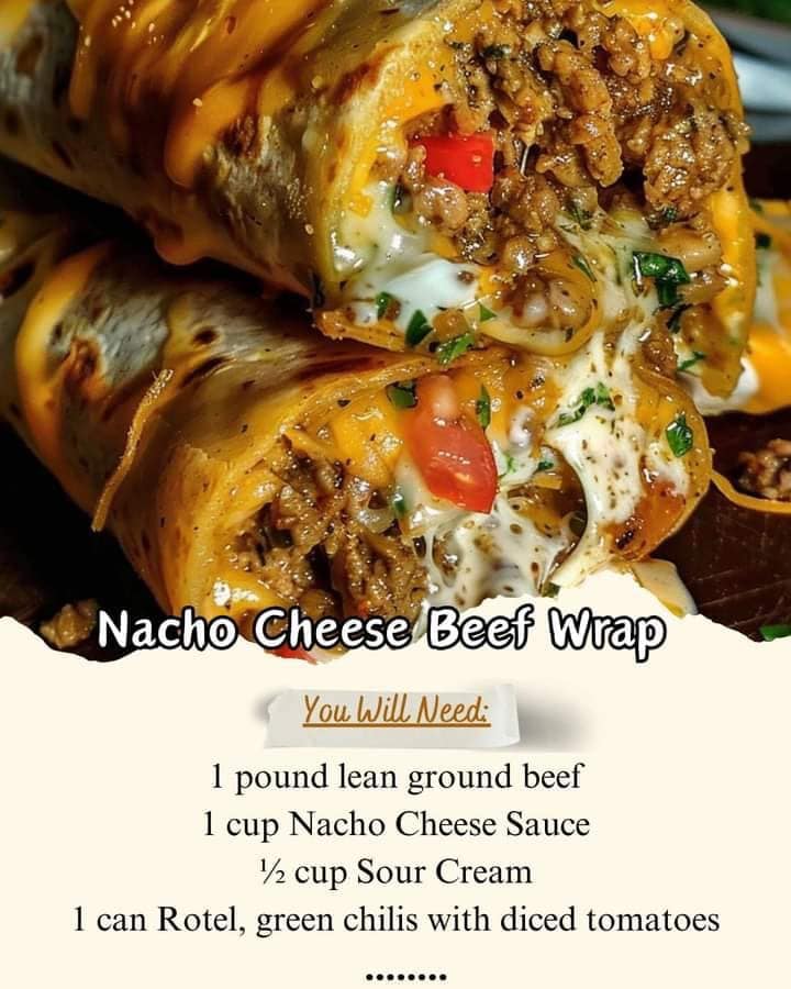 Nacho Cheese Beef Wra