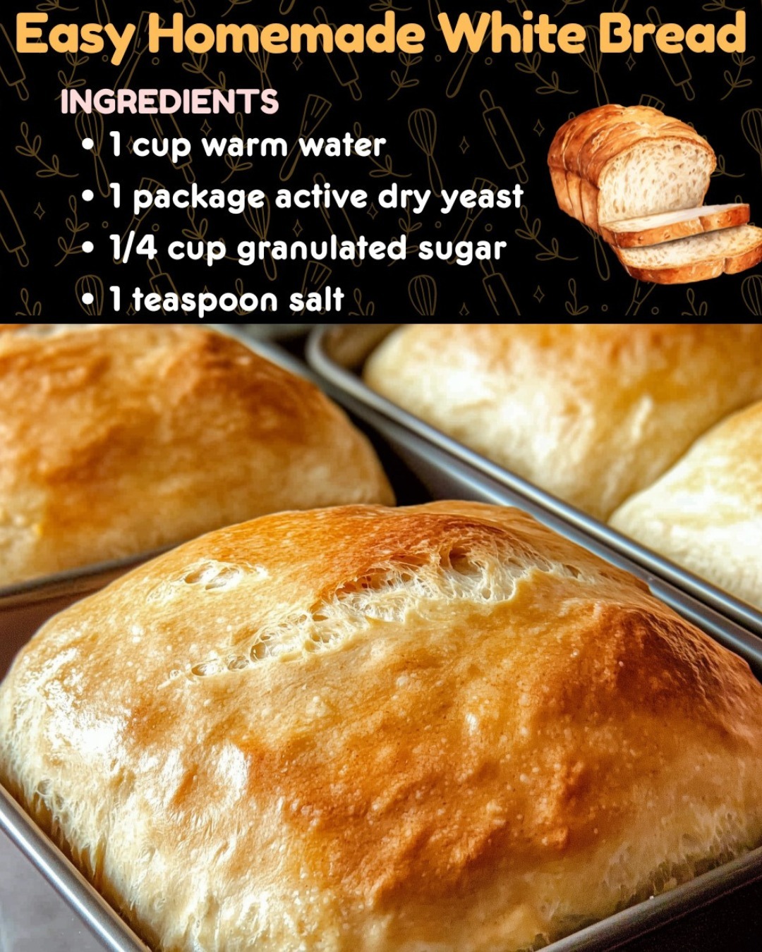 Easy Homemade White Bread