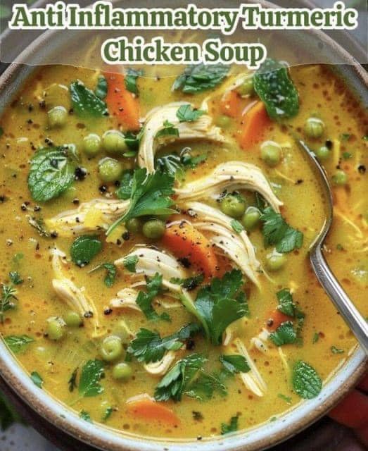 Anti-Inflammatory Turmeric Chicken Soup Recipe