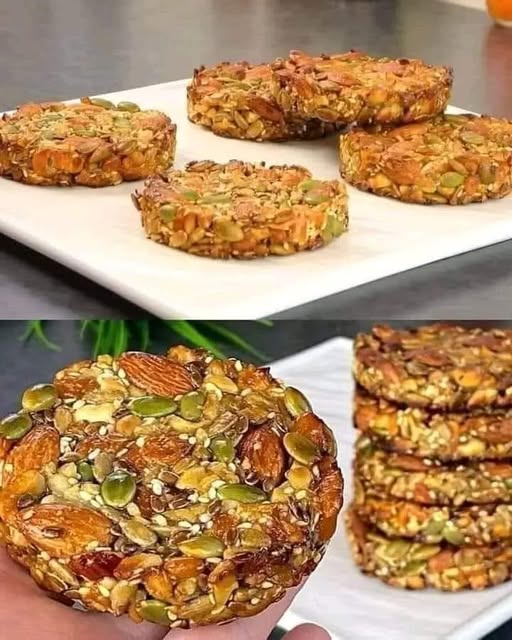 Healthy cookies without flour and sugar