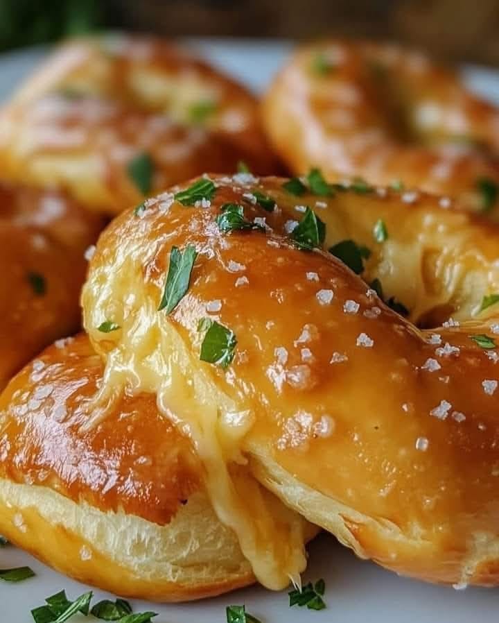 Cheese Stuffed Pretzels