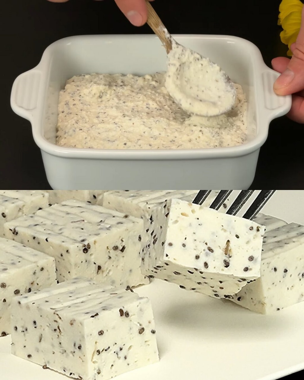 Homemade Cheese with Provencal Herbs