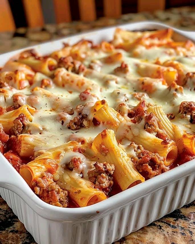 Baked Mostaccioli Recipe