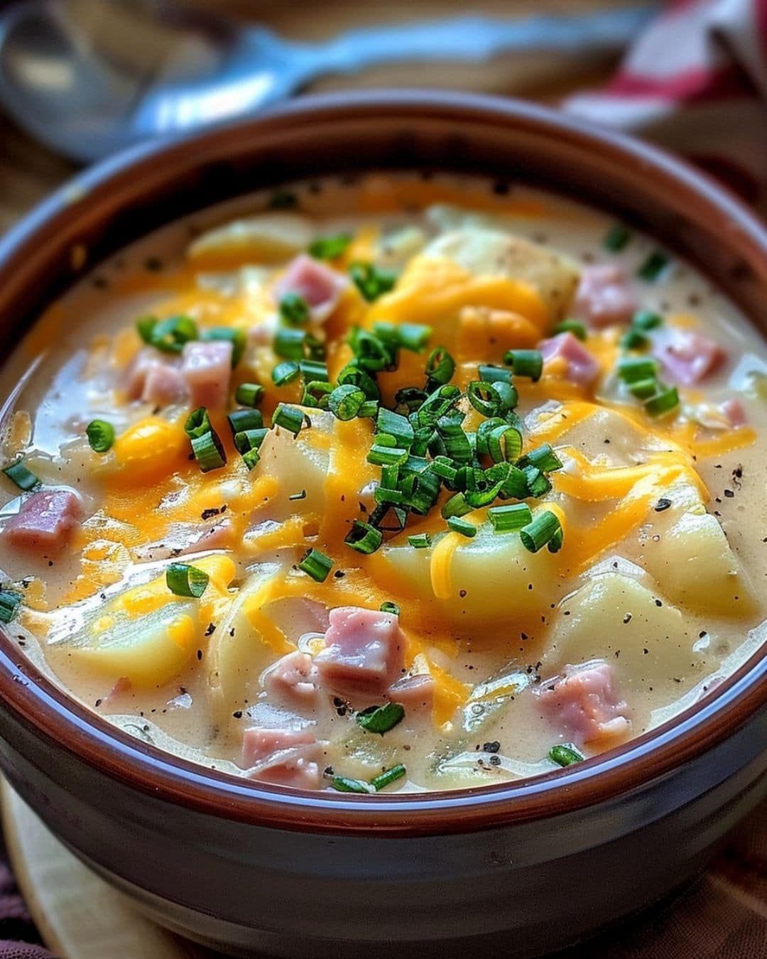 Scalloped Potatoes and Ham Soup