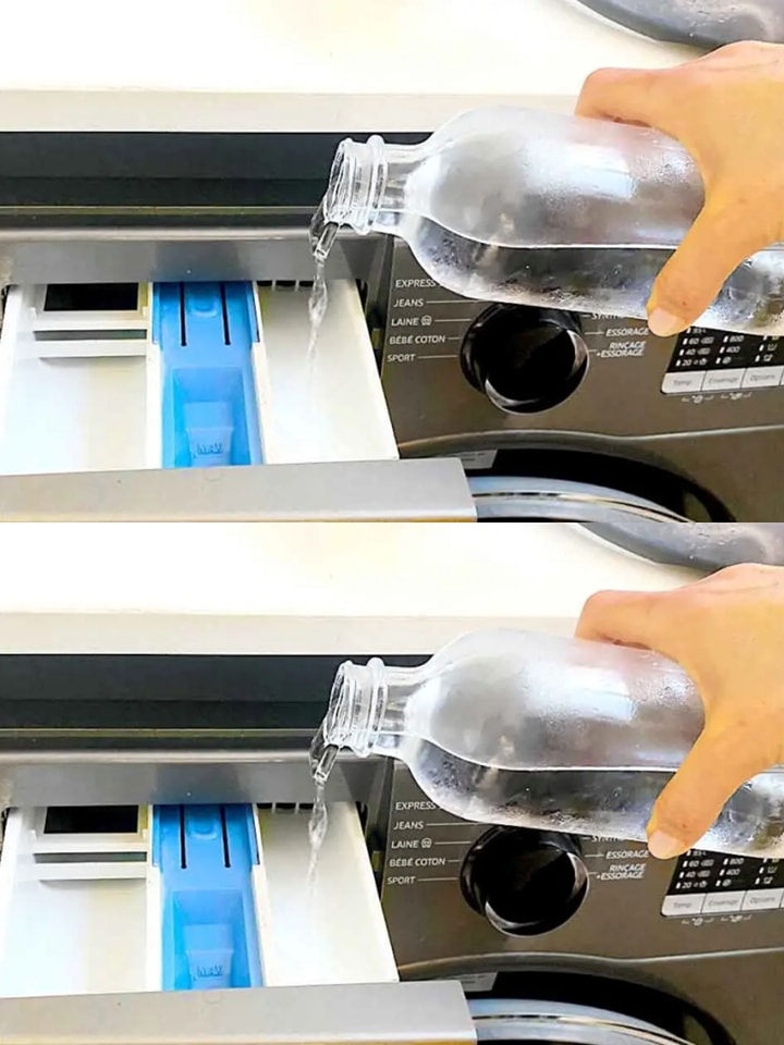 How to easily clean the entire washing machine for 3 cents