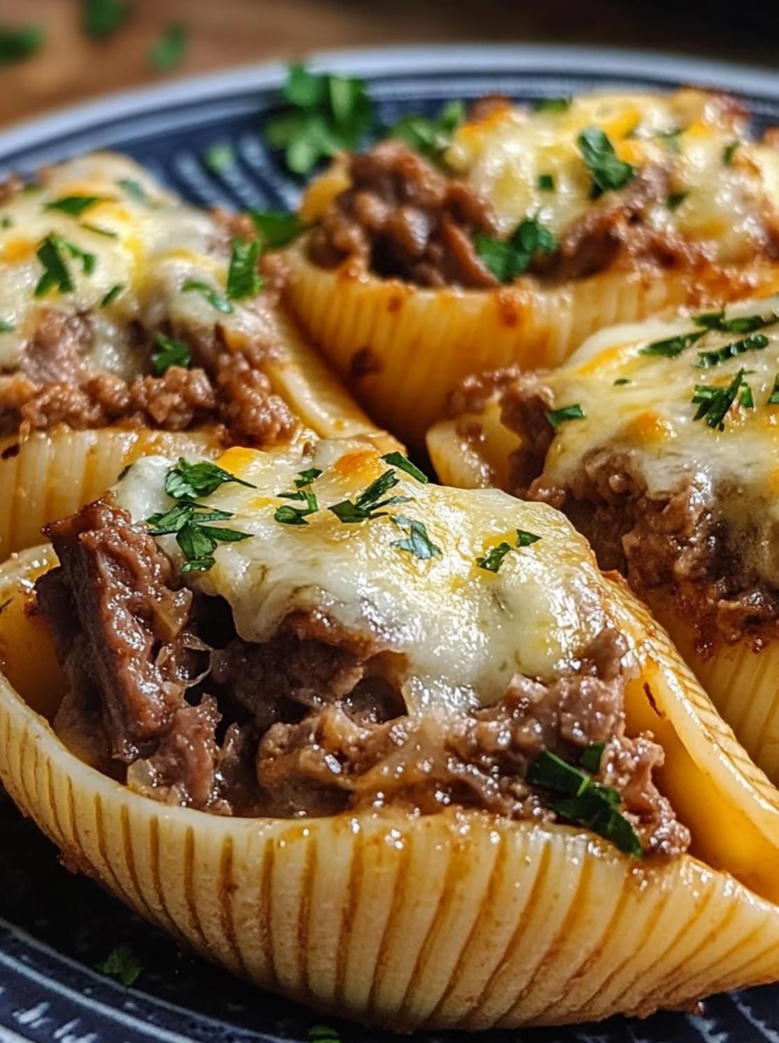 CHEESESTEAK STUFFED SHELLS