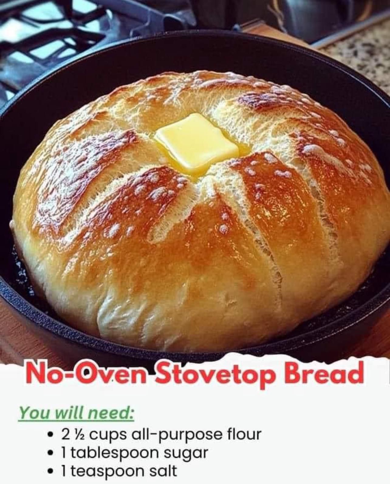 No-Oven Stovetop Bread