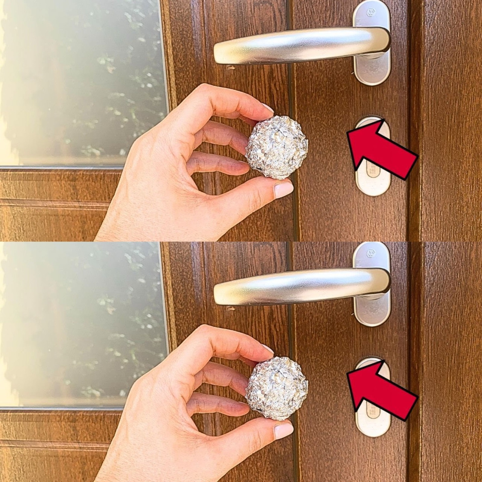 Why are people placing a ball of foil on their door handle? Find out here.