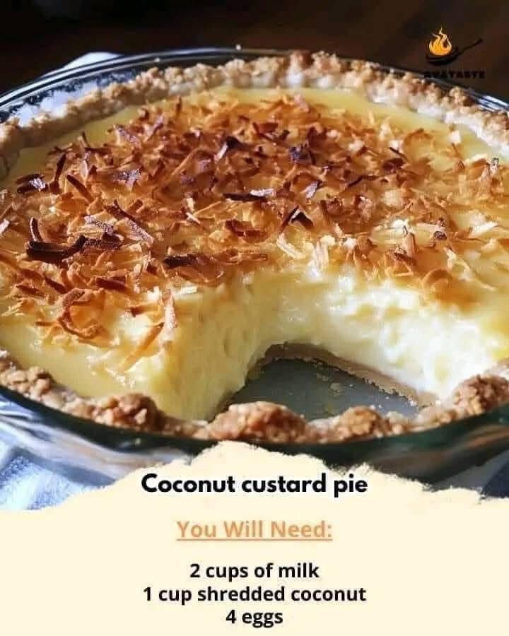 Coconut Custard Pie