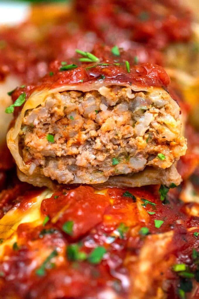 Savory Stuffed Cabbage Rolls