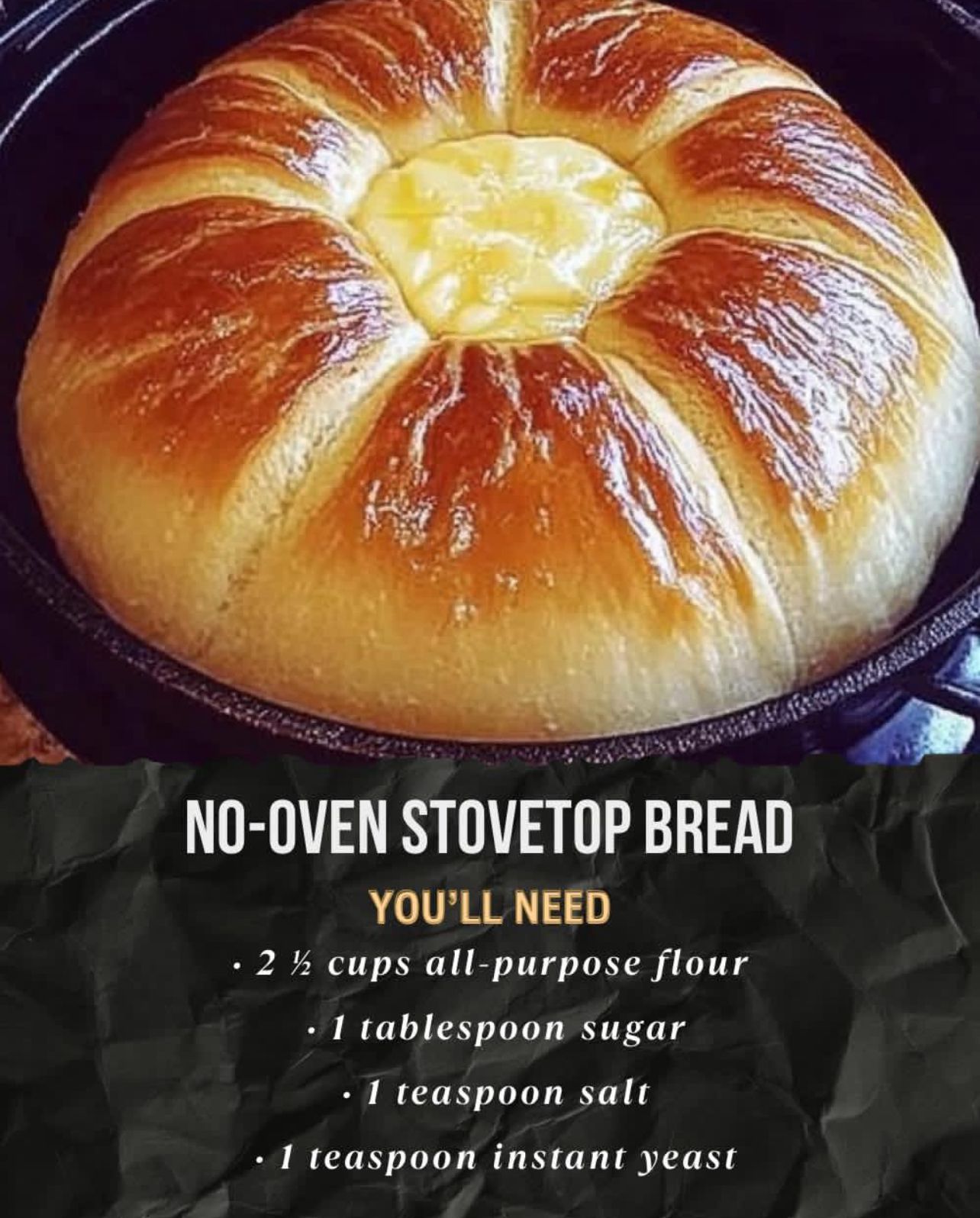 No-Oven Stovetop Bread