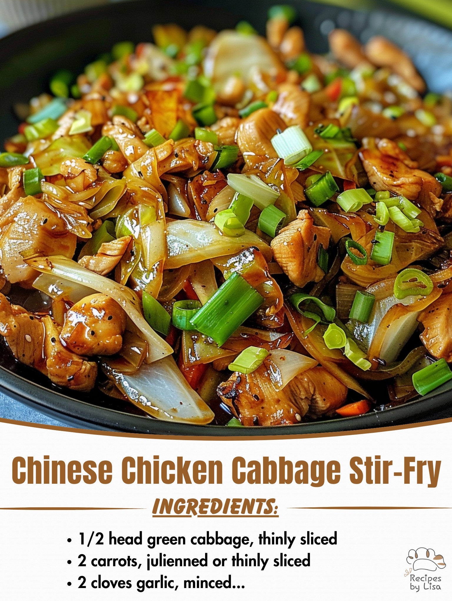 Chinese Chicken Cabbage Stir-Fry